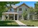 Charming two-story home featuring a welcoming front porch and well-maintained lawn at 751 Poplar St, Denver, CO 80220