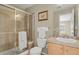 Bathroom includes a shower and updated vanity at 9760 Mayfair St # A, Englewood, CO 80112