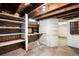 Unfinished basement offering ample space and storage, awaiting personal touch at 130 S Humboldt St, Denver, CO 80209