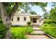 Inviting single-story home with stucco, complemented by a brick walkway and established landscaping at 130 S Humboldt St, Denver, CO 80209