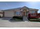 Charming single-story home with stone accents, attached garage, and manicured front yard at 13941 E Whitaker Dr, Aurora, CO 80015