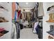 Organized walk-in closet with ample shelving and hanging space for clothes, shoes, and accessories at 2111 S Franklin St, Denver, CO 80210
