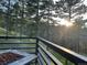 Stunning back porch with firepit and forest views at 160 Bristlecone Way, Boulder, CO 80304