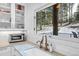 Bright kitchen sink and window provides stunning winter views at 160 Bristlecone Way, Boulder, CO 80304