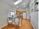 Open-concept kitchen with an eat-in breakfast bar and lots of natural light at 946 Champion Cir, Longmont, CO 80503