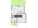 Detailed floor plan showcasing the home's layout including living spaces and kitchen at 4884 St Vrain Rd, Firestone, CO 80504
