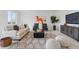 Stylishly decorated living room featuring modern furniture and a cozy, inviting atmosphere at 1136 Hillside Ln, Louisville, CO 80027