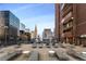Enjoy the rooftop deck with lounge chairs and stunning city skyline views at 1020 15Th St # 9K, Denver, CO 80202