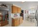 Eat-in kitchen area with cabinets and a dining table and chairs set at 10805 Verna Ln, Northglenn, CO 80234