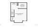 An overhead view of the second floor floorplan showing the primary bedroom and bathroom at 371 S Estes St # 10, Lakewood, CO 80226