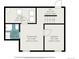 Floorplan displays utility room, bath, bedroom and sitting room on this home level at 8304 S Upham Way, Littleton, CO 80128