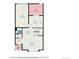 Detailed floorplan showcasing the layout of the main level with kitchen and living areas at 8304 S Upham Way, Littleton, CO 80128