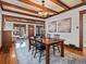 Dining room with coffered ceilings and room for entertaining at 1444 Fairfax St, Denver, CO 80220