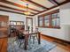 Dining room with coffered ceilings and room for entertaining at 1444 Fairfax St, Denver, CO 80220