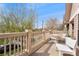 Enjoy the outdoors with this inviting balcony space, featuring a table and chairs at 2222 N Washington St, Denver, CO 80205