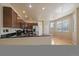 Kitchen with stainless steel appliances and granite countertops at 9602 Indian Wells Dr, Lone Tree, CO 80124