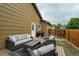 Outdoor living space showcasing a comfortable seating area for relaxing and entertaining at 13072 Westlake Pl, Broomfield, CO 80020