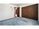 This bedroom has a standard closet, and neutral walls at 4202 Greenbriar Blvd # 46, Boulder, CO 80305