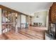 Open-concept living area seamlessly connects living room, dining space, and staircase, perfect for gatherings at 4202 Greenbriar Blvd # 46, Boulder, CO 80305