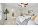 Bedroom featuring neutral tones, offering a peaceful retreat with natural light and generous space at 7583 S Xanthia Ct, Centennial, CO 80112