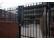 Secure gate entrance with electronic access provides enhanced privacy and safety at 655 N Pearl St # 208, Denver, CO 80203