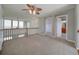 Upper hallway features two bedrooms and a bathroom at 8441 Flint Ridge St, Bennett, CO 80102