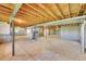 Unfinished basement with exposed ceiling, concrete walls and floor, ready for customization at 17826 E Cloudberry Dr, Parker, CO 80134