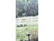 Deer in the yard standing behind a white picket fence at 3855 Old Oaks St, Castle Rock, CO 80104