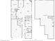 Home floor plan showcasing room dimensions and layout of all levels including basement at 6174 Flattop St, Golden, CO 80403
