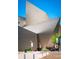 Exterior of a building showing a unique and sharp-edged architectural design at 55 W 12Th Ave # 608, Denver, CO 80204