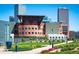 Grounds with landscaping and modern architecture in cityscape at 55 W 12Th Ave # 608, Denver, CO 80204