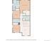 Second floor layout with bedrooms, bathrooms, laundry room, walk in closet, and hall at 6041 N Orleans St, Aurora, CO 80019