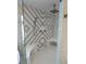 Modern shower with glass enclosure, bench seating, and geometrically patterned accent tiles at 1175 S Jackson St, Denver, CO 80210