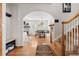 Bright and spacious entryway with hardwood floors at 595 S Race St, Denver, CO 80209