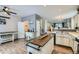 Well-lit kitchen features a wooden center island, stainless steel appliances and stylish decor at 15612 E 96Th Way # 29A, Commerce City, CO 80022
