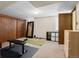 Basement workout area featuring exercise equipment, mirror, and closet at 4779 S Owens Way, Littleton, CO 80127