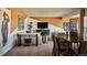 Spacious living room, modern decor, media center, and a neutral color scheme at 16655 W 93Rd Pl, Arvada, CO 80007