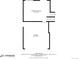 Floor plan featuring the recreation room and garage with their dimensions on the second floor at 250 Cypress Ln, Broomfield, CO 80020