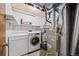 Convenient laundry room with washer, dryer, and utilities at 250 Cypress Ln, Broomfield, CO 80020
