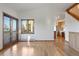 Bright living room with access to a deck at 29011 Upper Moss Rock Rd, Golden, CO 80401