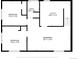Detailed floor plan of the lower level, including bedrooms and a utility room at 920 Emerson Cir, Northglenn, CO 80233