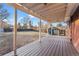 Spacious backyard deck with covered patio, perfect for outdoor entertaining at 3307 Teller St, Wheat Ridge, CO 80033