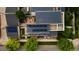Bird's eye view of a home with solar panels and a rooftop deck, perfect for outdoor entertaining and relaxing at 3690 W Byron Pl, Denver, CO 80211