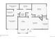 Detailed floor plan showcasing the layout of the home, including the primary bedroom, kitchen, and living room at 4875 S Balsam Way # 6-102, Littleton, CO 80123