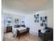 Light-filled bedroom featuring cozy furniture, soft decor, and a tranquil atmosphere at 7700 N Depew St # 1518, Arvada, CO 80003