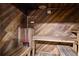 Relaxing in-home wooden sauna with built-in benches, providing a private spa experience at 4801 E 9Th Ave # 108S, Denver, CO 80220