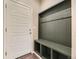 Inviting mudroom with built-in storage, offering a functional space to organize belongings at 20830 Scenic Park Dr, Parker, CO 80138