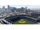 Aerial view of the city showing the stadium at 1940 Blake St # 300, Denver, CO 80202