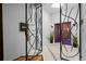 Unique entryway with decorative metal gate and colorful accents, offering a creative first impression at 1940 Blake St # 300, Denver, CO 80202