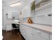 Bright office with custom built-ins and ample counter space at 1940 Blake St # 300, Denver, CO 80202